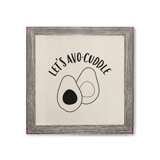 Let's Avo-Cuddle Canvas Kitchen Wall Art - The Cotton and Canvas Co.