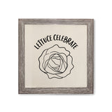 Lettuce Celebrate Canvas Kitchen Wall Art - The Cotton and Canvas Co.