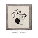 You're My Main Squeeze Canvas Kitchen Wall Art - The Cotton and Canvas Co.