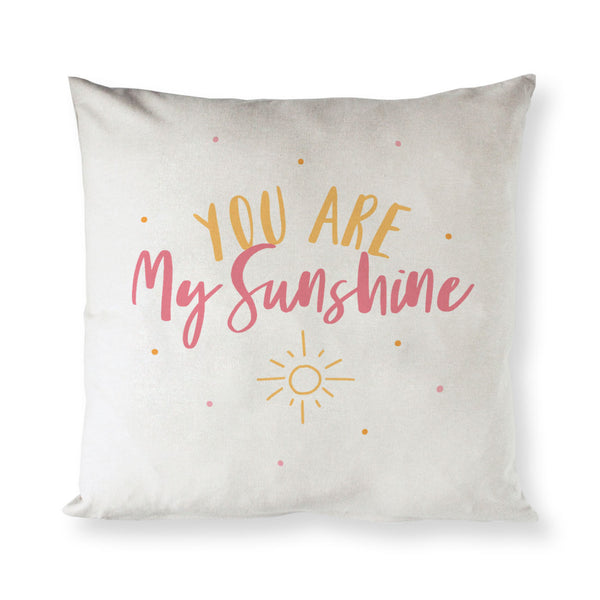 The Cotton and Canvas Co. You Are My Sunshine Baby Cotton Canvas Pillow Cover