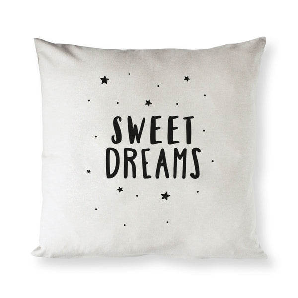 The Cotton and Canvas Co. Sweet Dreams with Stars Baby Cotton Canvas Pillow Cover