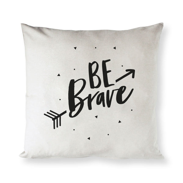 The Cotton and Canvas Co. Be Brave Cotton Canvas Pillow Cover
