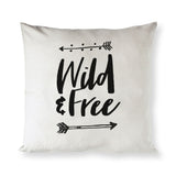 Wild & Free Baby Cotton Canvas Pillow Cover - The Cotton and Canvas Co.