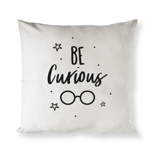Be Curious Baby Cotton Canvas Pillow Cover - The Cotton and Canvas Co.