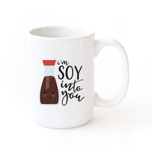The Cotton and Canvas Co. I'm Soy Into You Mug