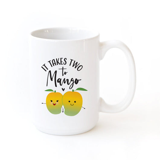 It Takes Two to Mango Mug - The Cotton and Canvas Co.
