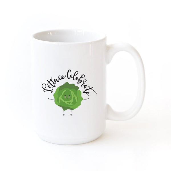 The Cotton and Canvas Co. Lettuce Celebrate Mug