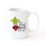 My Heart Beets for You Mug - The Cotton and Canvas Co.