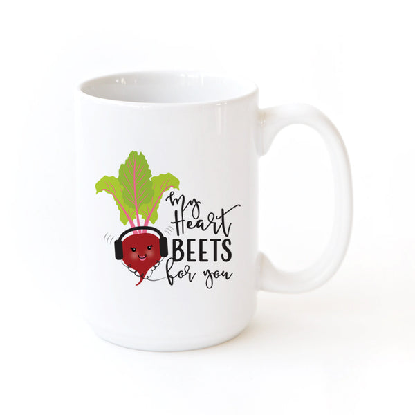 The Cotton and Canvas Co. My Heart Beets for You Mug