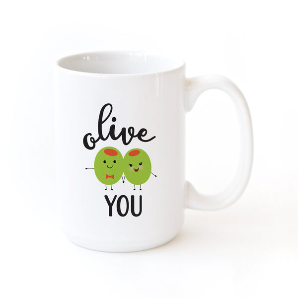 The Cotton and Canvas Co. Olive You Mug