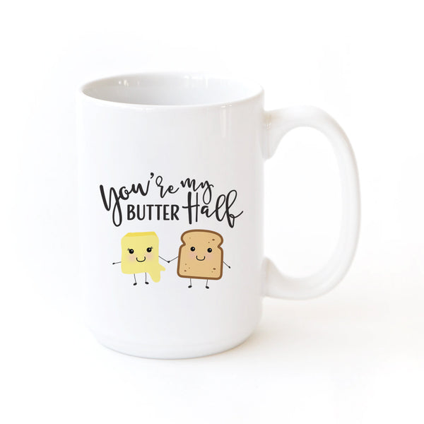 The Cotton and Canvas Co. You Are My Butter Half Mug