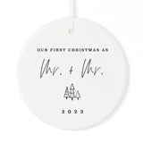 Our First Christmas as Mr. and Mr. Christmas Ornament