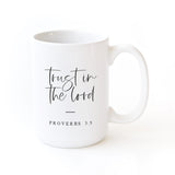 Trust in the Lord Bible Verse Mug