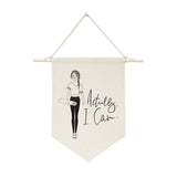 Actually, I Can Hanging Wall Banner - The Cotton and Canvas Co.