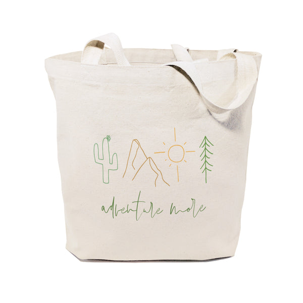 The Cotton and Canvas Co. Adventure More Cotton Canvas Tote Bag