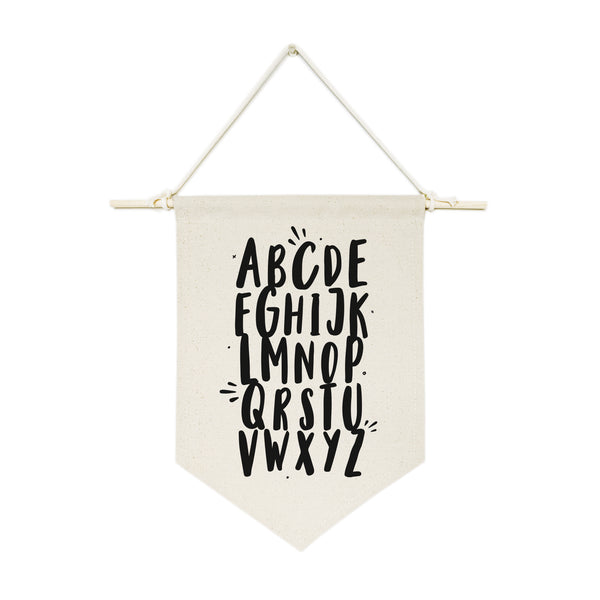 The Cotton and Canvas Co. Alphabet Hanging Wall Banner