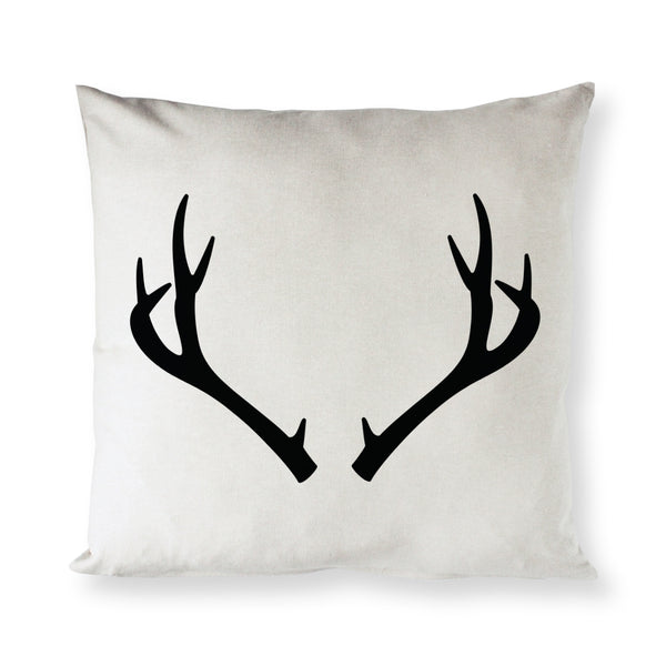 The Cotton and Canvas Co. Deer Antler Christmas Holiday Pillow Cover