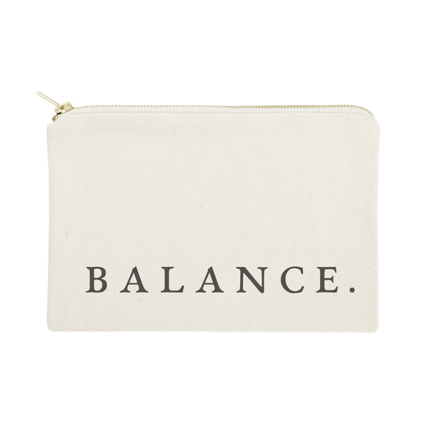 The Cotton and Canvas Co. Balance Cotton Canvas Cosmetic Bag
