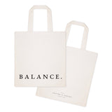 Balance Gym Cotton Canvas Tote Bag - The Cotton and Canvas Co.