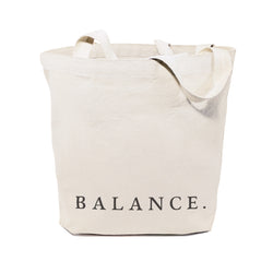 Balance Gym Cotton Canvas Tote Bag - The Cotton and Canvas Co.