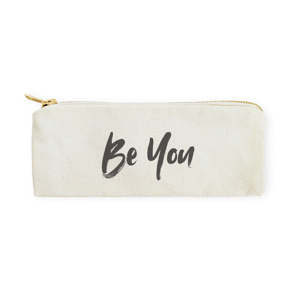 The Cotton and Canvas Co. Be You Cotton Canvas Pencil Case and Travel Pouch