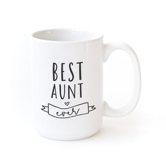 Best Aunt Ever Coffee Mug - The Cotton and Canvas Co.