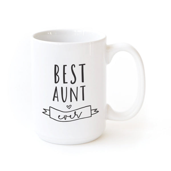 The Cotton and Canvas Co. Best Aunt Ever Coffee Mug
