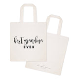 Best Grandma Ever Cotton Canvas Tote Bag - The Cotton and Canvas Co.