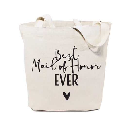 Best Maid of Honor Ever Wedding Cotton Canvas Tote Bag - The Cotton and Canvas Co.