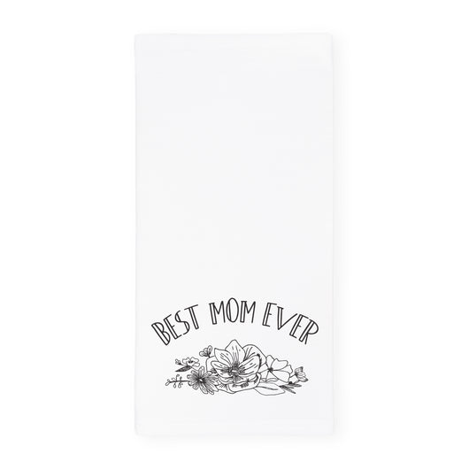 Best Mom Ever Kitchen Tea Towel - The Cotton and Canvas Co.