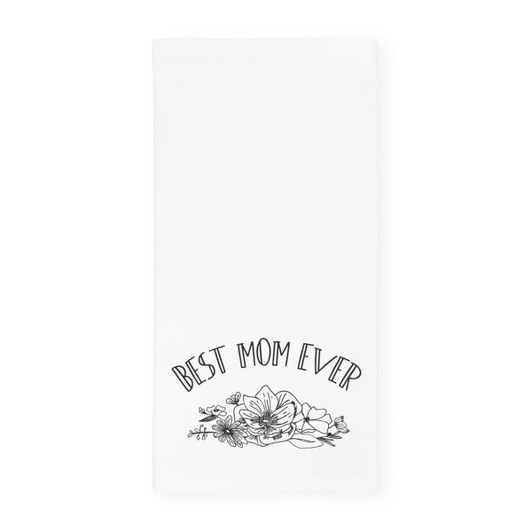 The Cotton and Canvas Co. Best Mom Ever Kitchen Tea Towel
