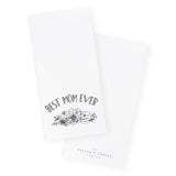 Best Mom Ever Kitchen Tea Towel - The Cotton and Canvas Co.