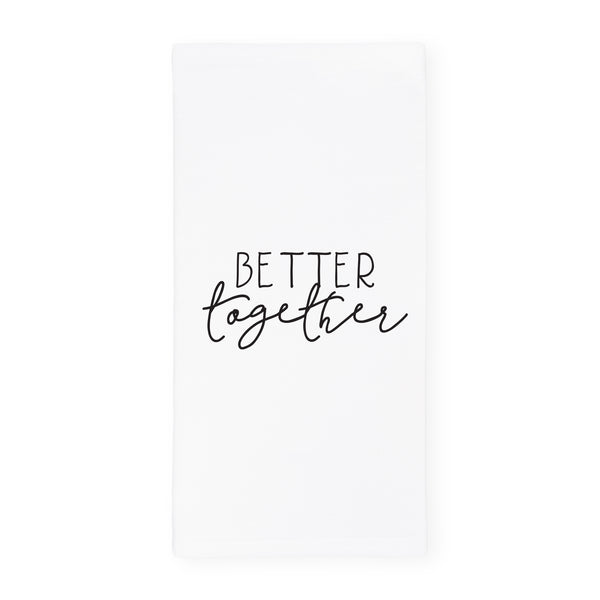 The Cotton and Canvas Co. Better Together Cotton Canvas Kitchen Tea Towel