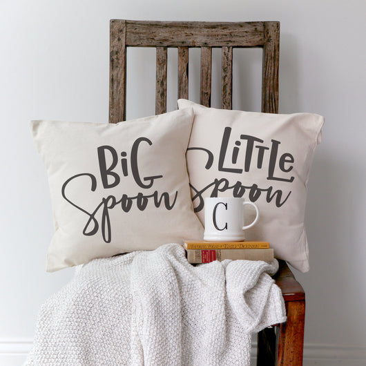 Big Spoon And Little Cotton Canvas Pillow Ers 2 Pack The Co