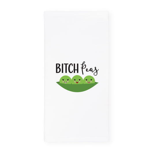 Bitch Peas Cotton Canvas Kitchen Tea Towel - The Cotton and Canvas Co.