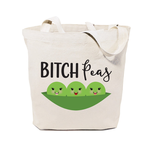 The Cotton and Canvas Co. Bitch Peas Cotton Canvas Tote Bag