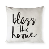 Bless This Home Cotton Canvas Pillow Cover - The Cotton and Canvas Co.