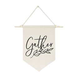 Gather Hanging Wall Banner - The Cotton and Canvas Co.