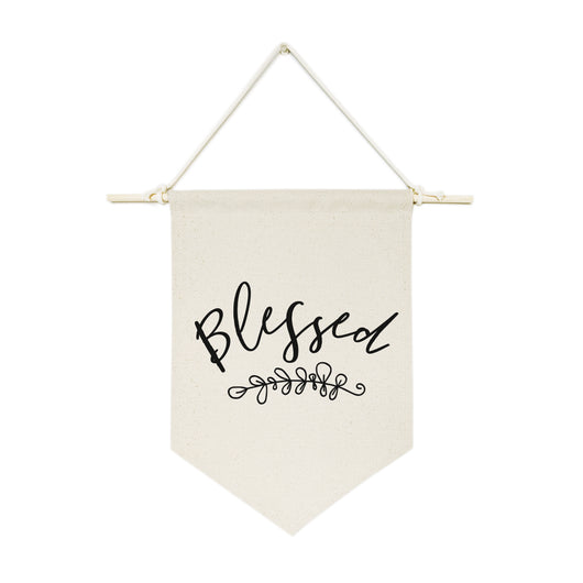 Blessed Hanging Wall Banner - The Cotton and Canvas Co.
