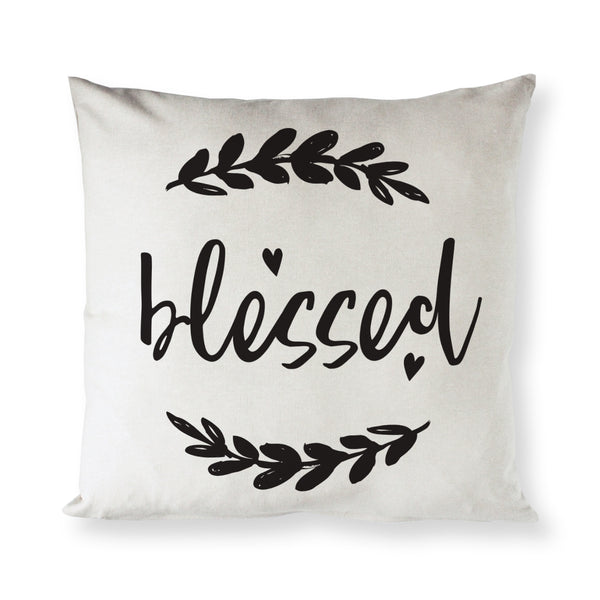 The Cotton and Canvas Co. Blessed Cotton Canvas Pillow Cover