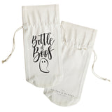 Bottle of Boos! Cotton Canvas Wine Bag - The Cotton and Canvas Co.