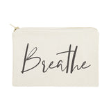 Breathe Cotton Canvas Cosmetic Bag - The Cotton and Canvas Co.