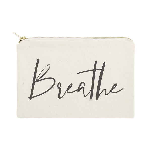 The Cotton and Canvas Co. Breathe Cotton Canvas Cosmetic Bag