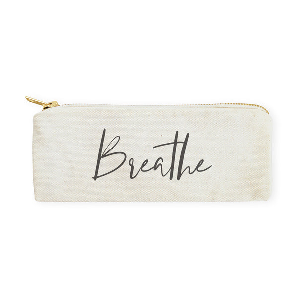 The Cotton and Canvas Co. Breathe Cotton Canvas Pencil Case and Travel Pouch