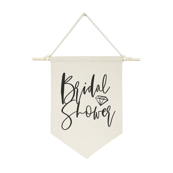 The Cotton and Canvas Co. Bridal Shower Hanging Wall Banner