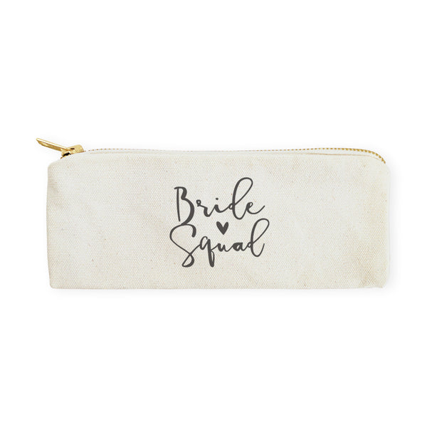 The Cotton and Canvas Co. Bride Squad Cotton Canvas Pencil Case and Travel Pouch
