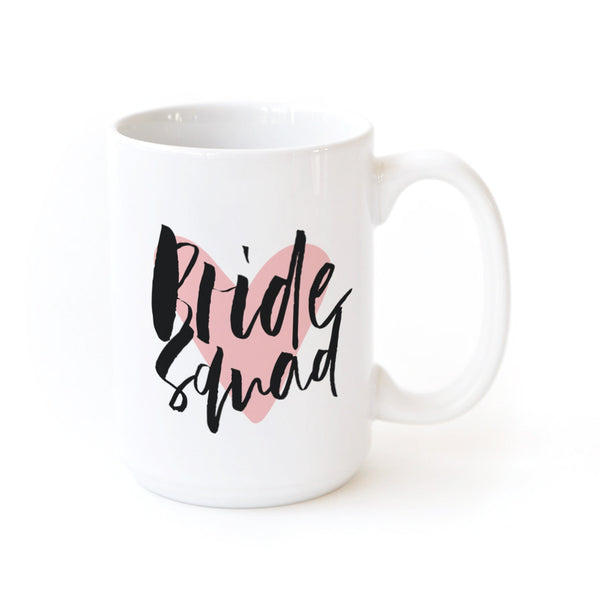 The Cotton and Canvas Co. Bride Squad Coffee Mug