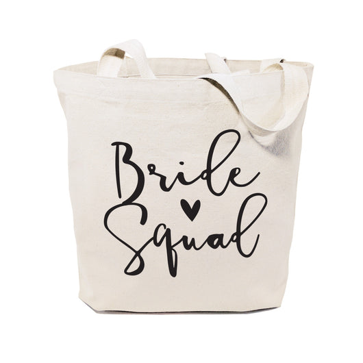 Bride Squad Wedding Cotton Canvas Tote Bag - The Cotton and Canvas Co.