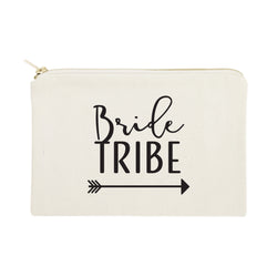 Bride Tribe Cotton Canvas Cosmetic Bag - The Cotton and Canvas Co.