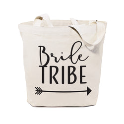 Bride Tribe Wedding Cotton Canvas Tote Bag - The Cotton and Canvas Co.